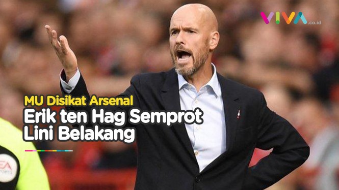 MU Digilas Arsenal, Erik ten Hag 'Tampar' Lini Belakang