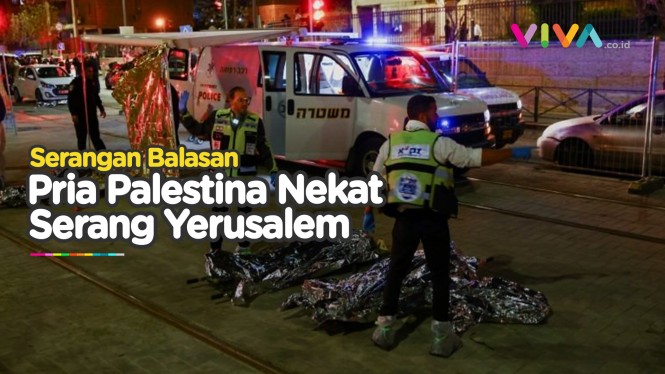 Aksi Berani Warga Palestina Tembaki Zionis di Yerusalem