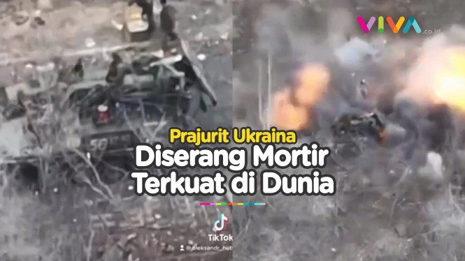 DETIK-DETIK Mortir Terkuat Dunia Punya Rusia Serang Ukraina
