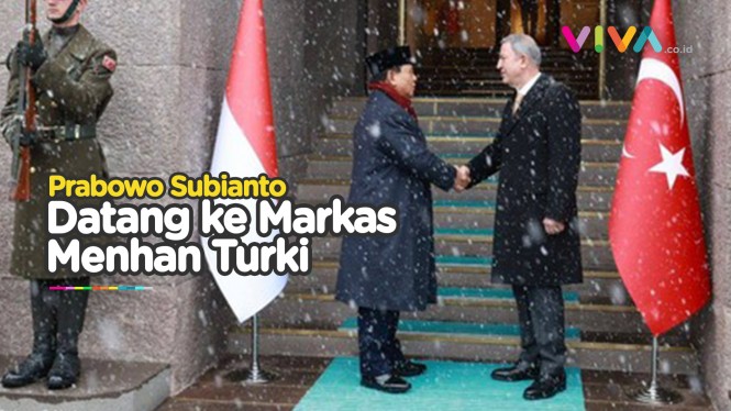 Hangatnya Pertemuan Prabowo dan Menhan Turki Saat Kerja Sama