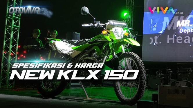 New KLX 150, Makin Gagah dengan Spakbor Lebih Besar