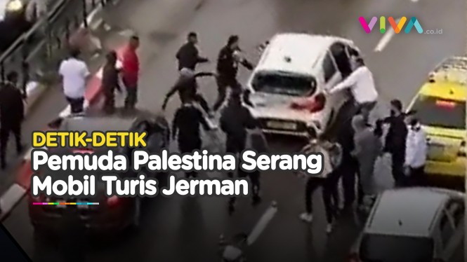 SALAH PAHAM! Mobil Pria Jerman Diserang Pemuda Palestina