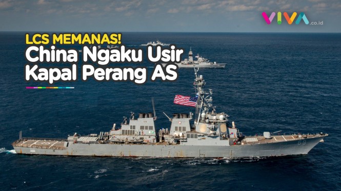 Kata AS Soal Kapal Perangnya 'Ditendang' China di LCS