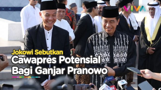 Video Jokowi Blak-blakan Sebut Sejumlah Nama Cawapres Potensial Bagi Ganjar