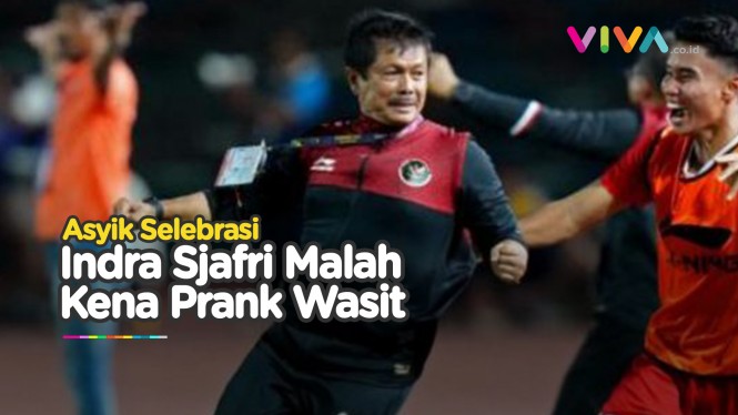 Indra Sjafri Joget Selebrasi Dini, Ternyata Diprank Wasit