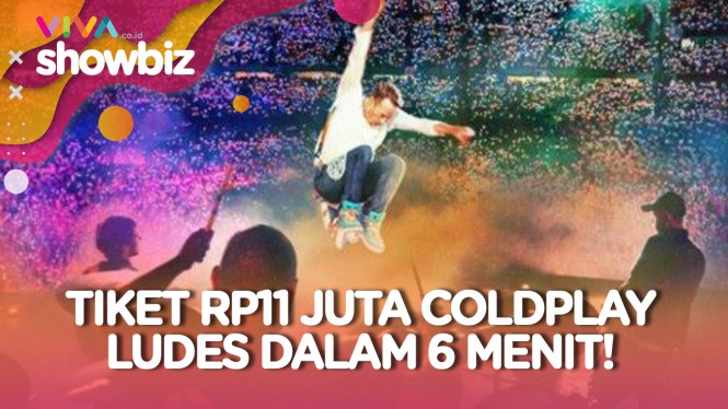 Tiket Coldplay Termahal Sold Out Cuma 6 Menit!