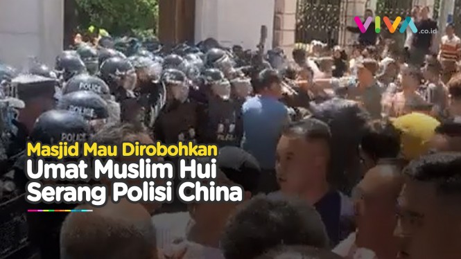 Pemerintah Mau Robohkan Masjid, Umat Muslim China Ngamuk