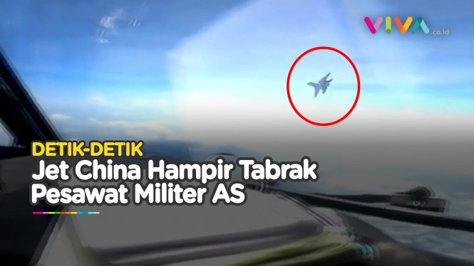 Kokpit Pesawat AS Bergetar Usai Jet China 'Nyelonong'
