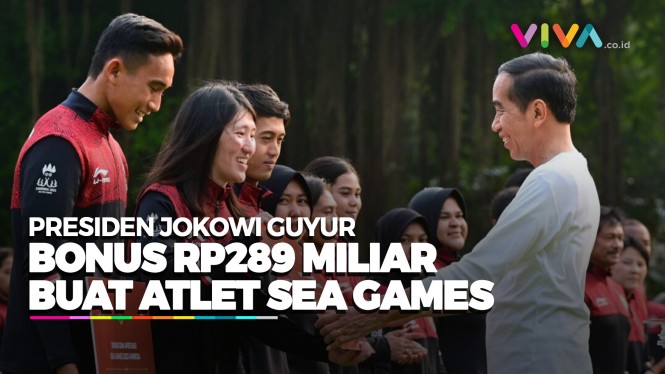 Apresiasi Perjuangan Atlet, Jokowi Gelontorkan Rp289 Miliar