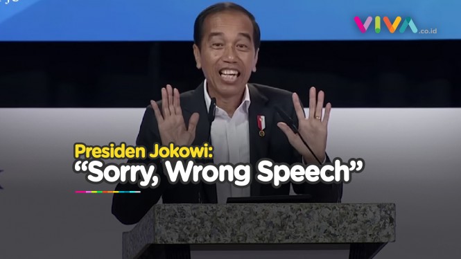 Banyolan Jokowi Sentil Pilpres Saat Pidato di Singapura