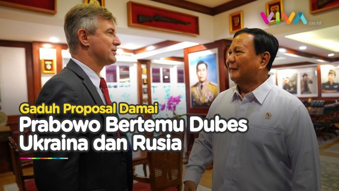 Bertemu Dubes Ukraina-Rusia, Prabowo Curhat Proposal Damai?