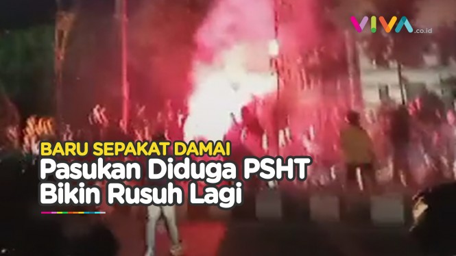 Aksi Rusuh Diduga Kelompok PSHT Meluas di Sejumlah Titik
